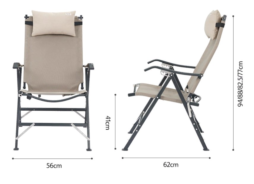 картинка Кресло туристическое Naturehike TY10, складное, хаки, до 120 кг