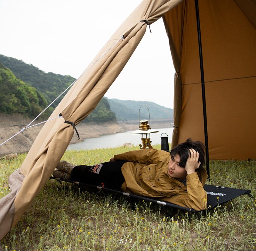 картинка Раскладушка Naturehike XJC05, 190х65х15 см, до 150 кг, черная