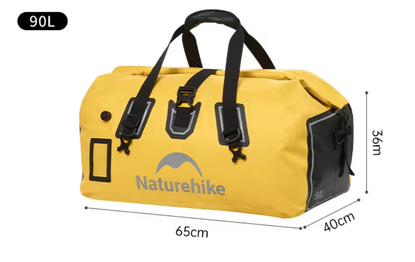картинка Гермосумка Naturehike 90 л ПВХ (желтая)
