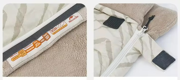 картинка Мешок спальный Naturehike Shanmi, 210х80см, (ТК: +13C), (правый), бежевый