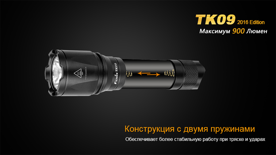 Фонарь Fenix TK09 2016