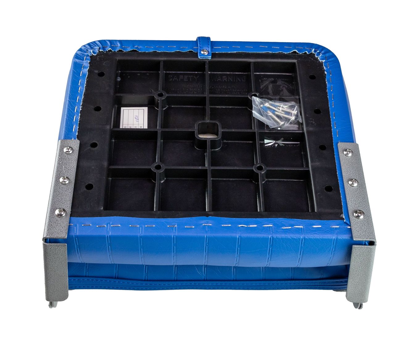 картинка Кресло складное мягкое ECONOMY с низкой спинкой, цвет синий