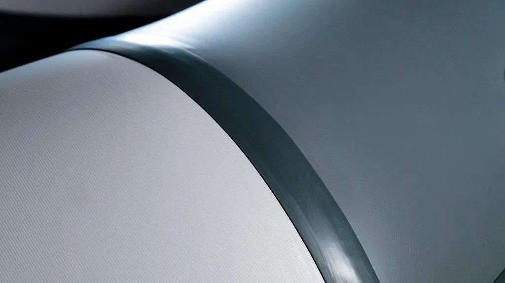 картинка Надувная лодка ПВХ, RiverBoats RB 350 НДНД, серо-оранжевый