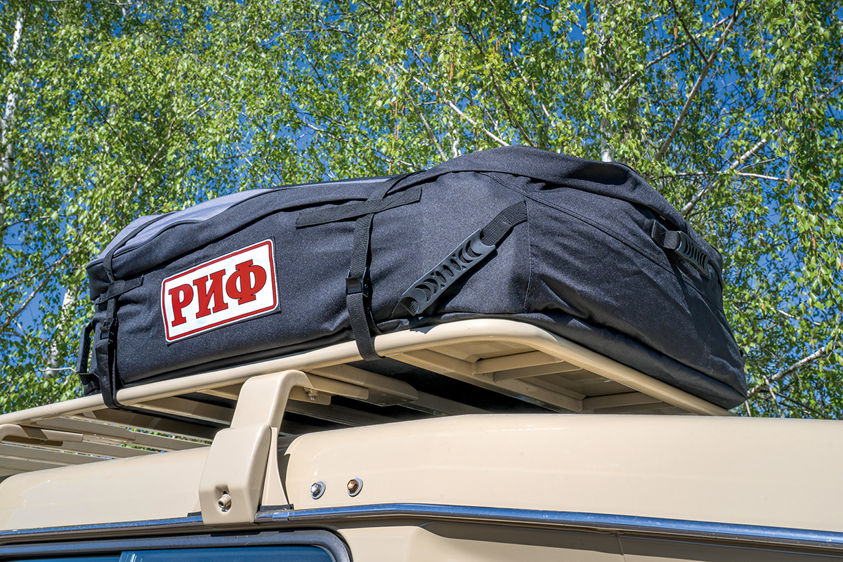 картинка Бокс автомобильный на крышу РИФ мягкий (100x65x45 см) 