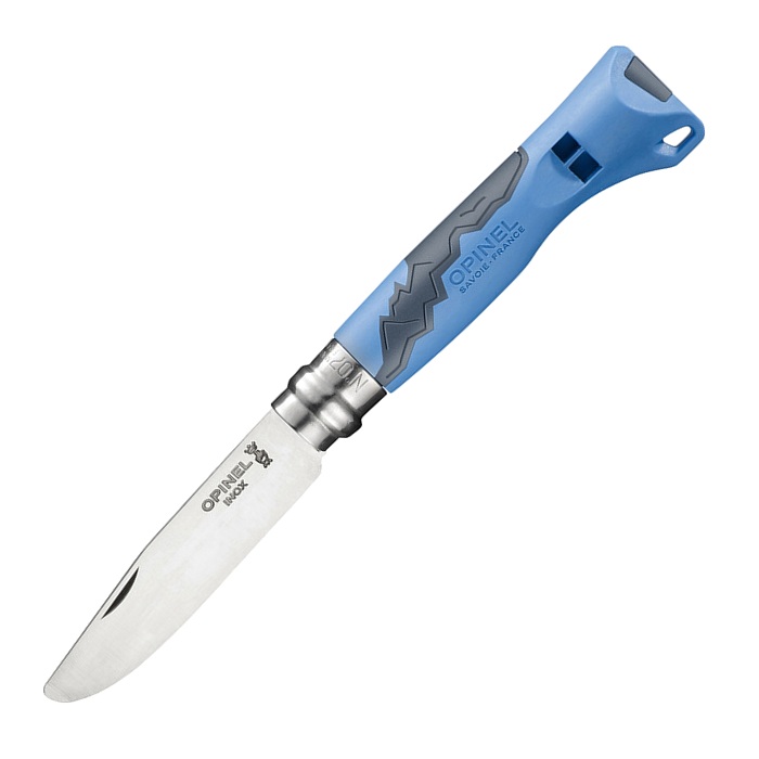 картинка Нож Opinel №7 Outdoor Junior, синий, 001898