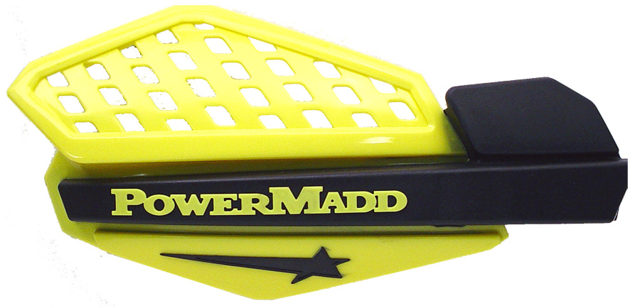 Ветровые щитки для квадроцикла "PowerMadd" Серия Star, желтый/черный