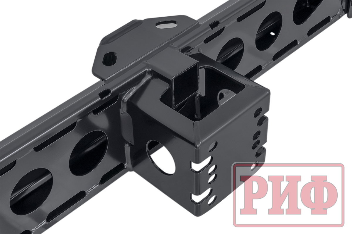 картинка Бампер задний РИФ УАЗ Хантер с квадратом под фаркоп, фонарями и калиткой лифт