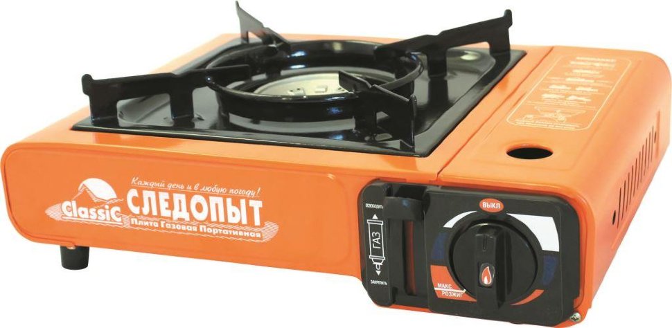 картинка Плита газовая СЛЕДОПЫТ CLASSIC цанговый баллон
