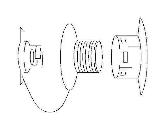 картинка Клапан воздушный для лодки ПВХ, Suzumar/Forward