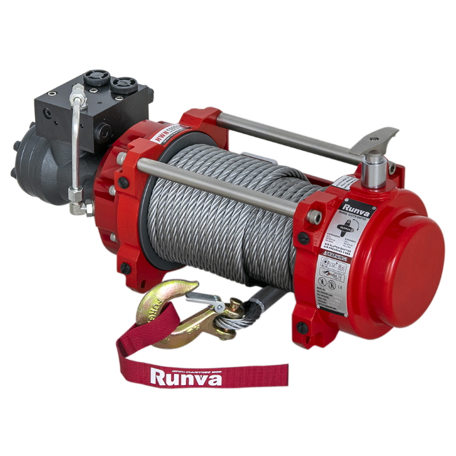 картинка Гидравлическая лебедка Runva 10000 lbs 4536 кг 25.5:1 в раму