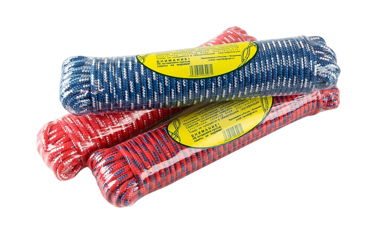 картинка Шнур полипропиленовый плетеный d 6 мм, L 20 м