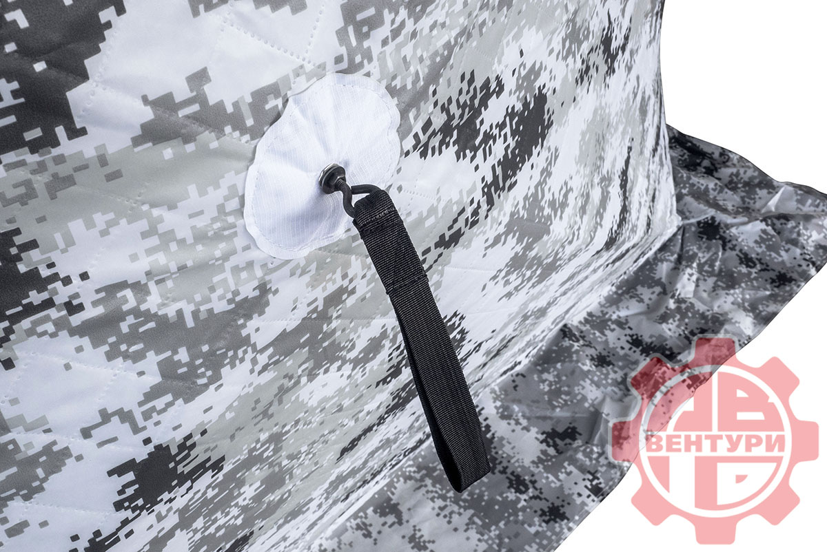 картинка Палатка зимняя Улов КУБ утепленная., пиксель-зима 200*200*210см.