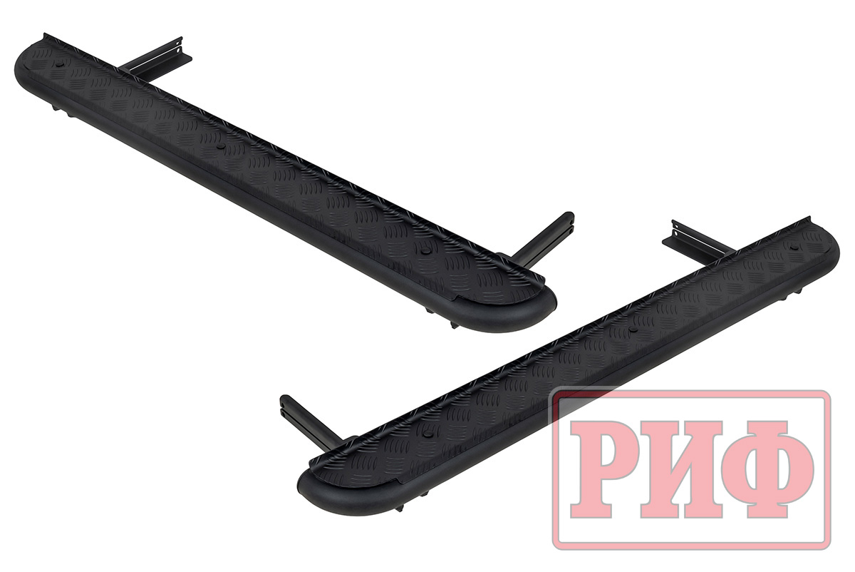 картинка Пороги силовые ВАЗ Нива черные