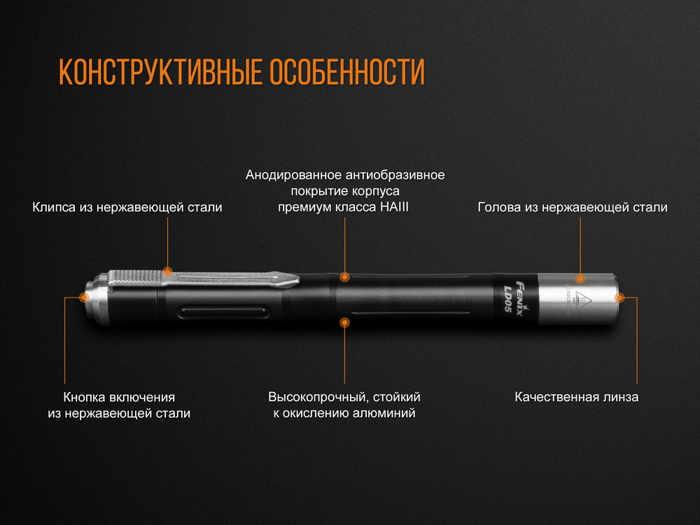 Фонарь Fenix LD05V20 Cree XQ-E HI Led