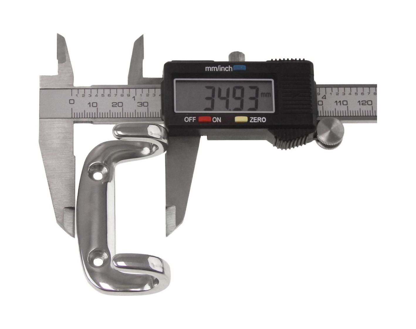 картинка Крючок для одежды 36х65 мм, сталь