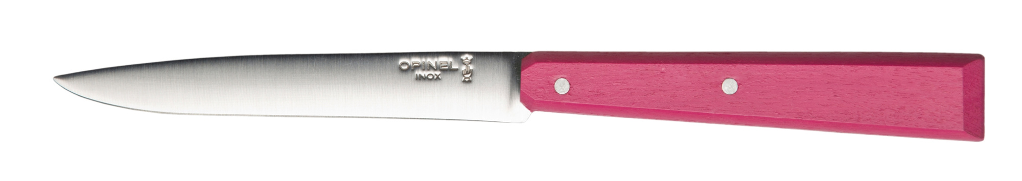 картинка Нож столовый Opinel №125, нержавеющая сталь, фуксия, 001584