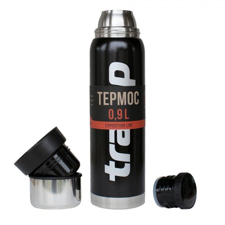 картинка Термос TRAMP Expedition line 0.9 л., Черный