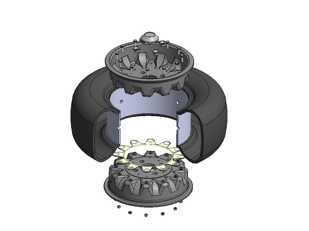 картинка Пластиковый диск с двойным бедлоком 4x137 для квадроцикла