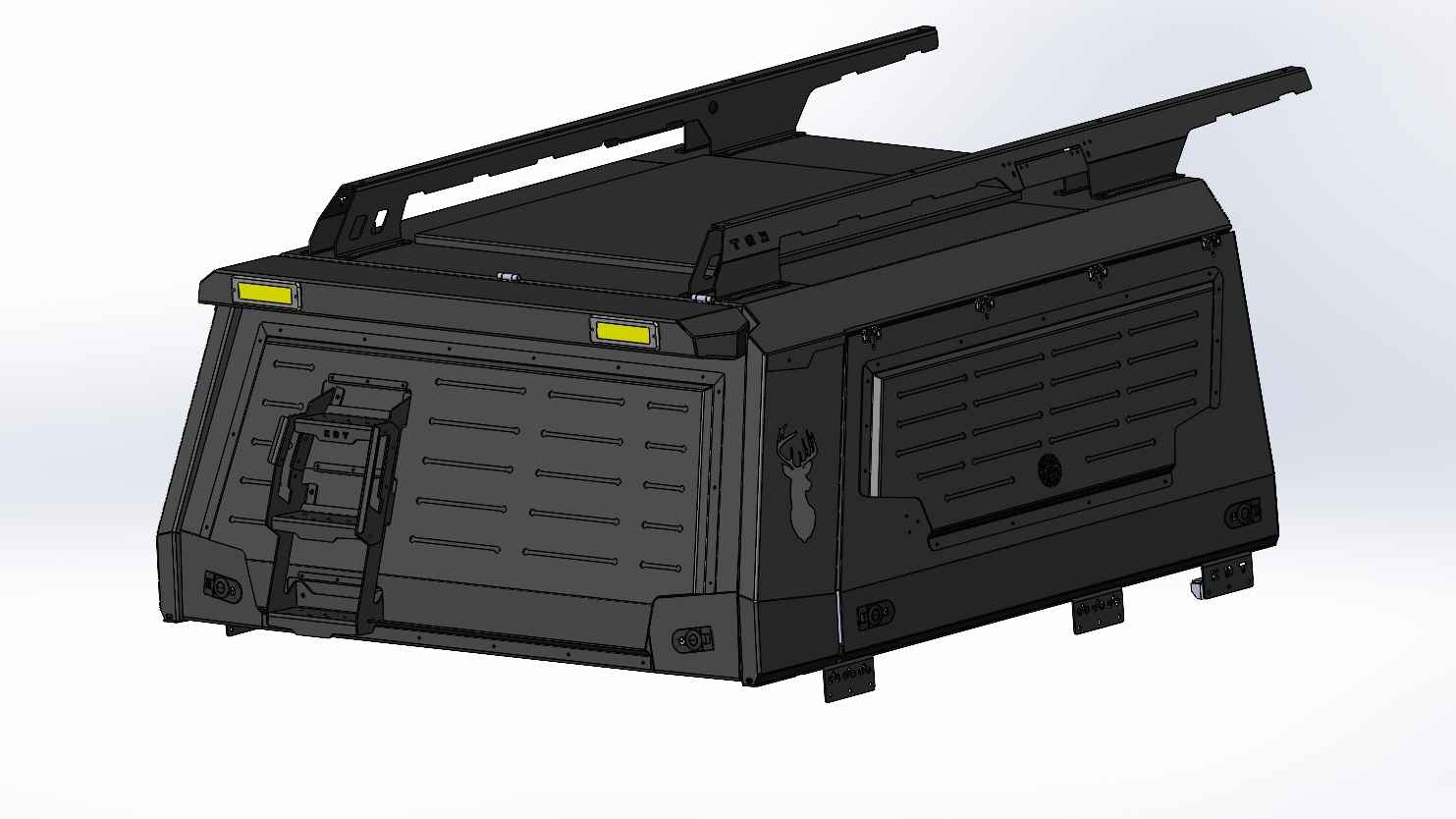 картинка Кунг алюминиевый для Toyota Land Cruiser 79 (короткий кузов) — KDT 2028L