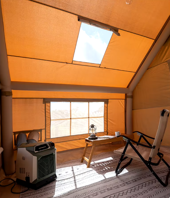 картинка Палатка Naturehike надувная Extend Air 17.2 , цвет песочный