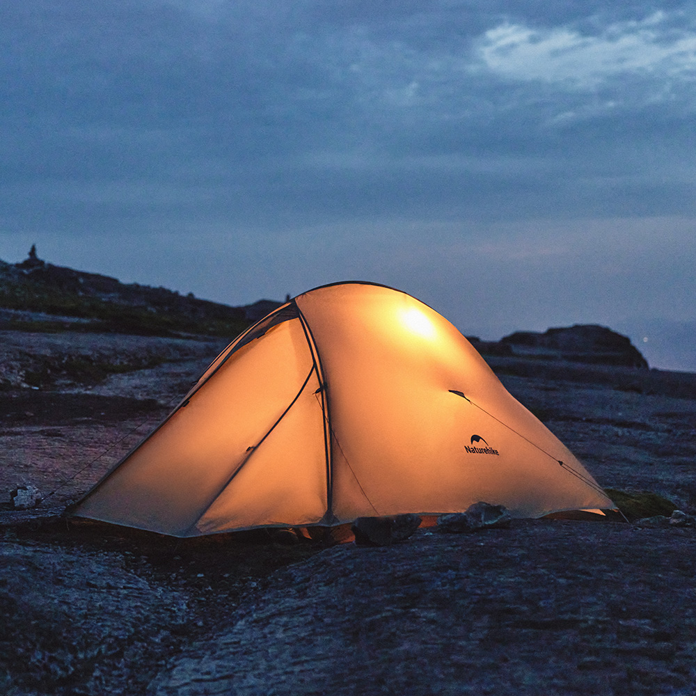 Палатка Naturehike Cloud up Pro CNK2350WS020 двухместная светло-серый