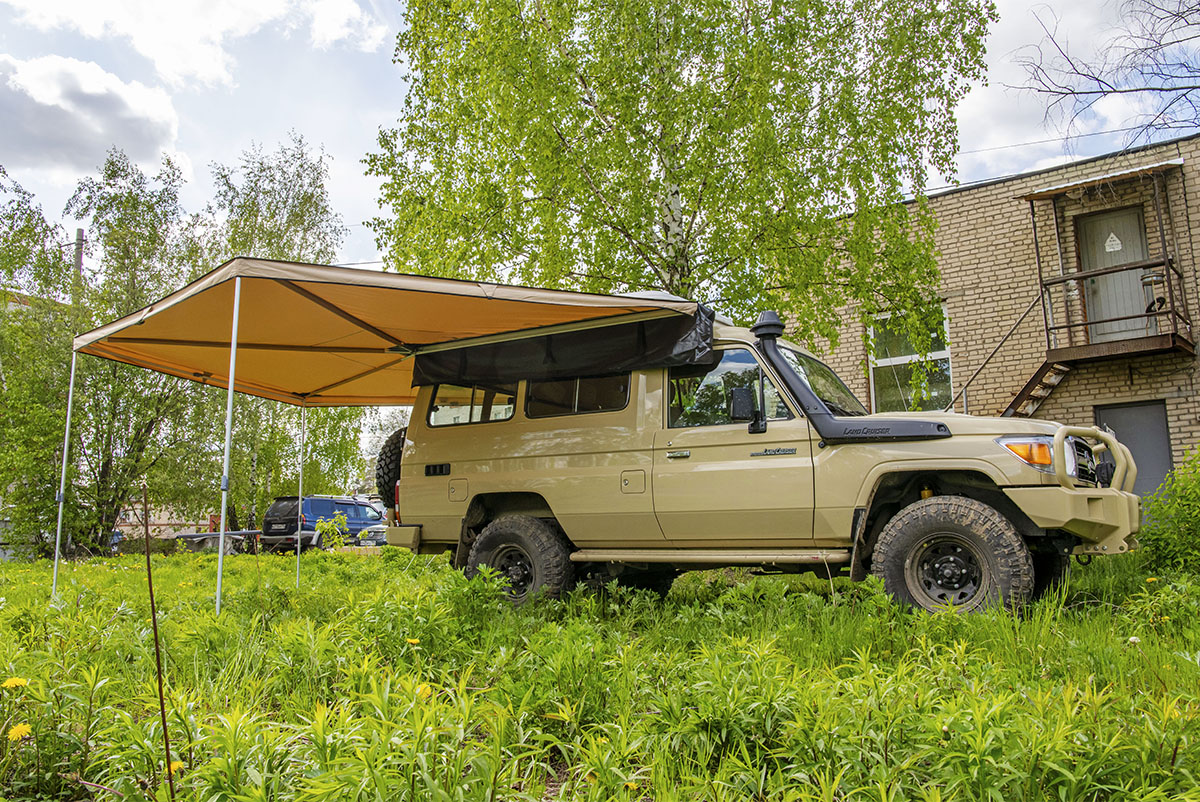 картинка Маркиза автомобильная РИФ веерная 2,5х2,5 м (правая)