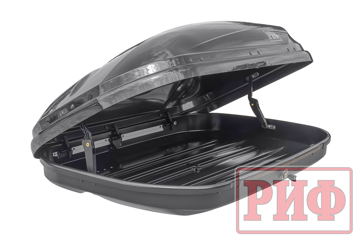 картинка Бокс РИФ Туризм-М 360 л черный глянец, двусторонний