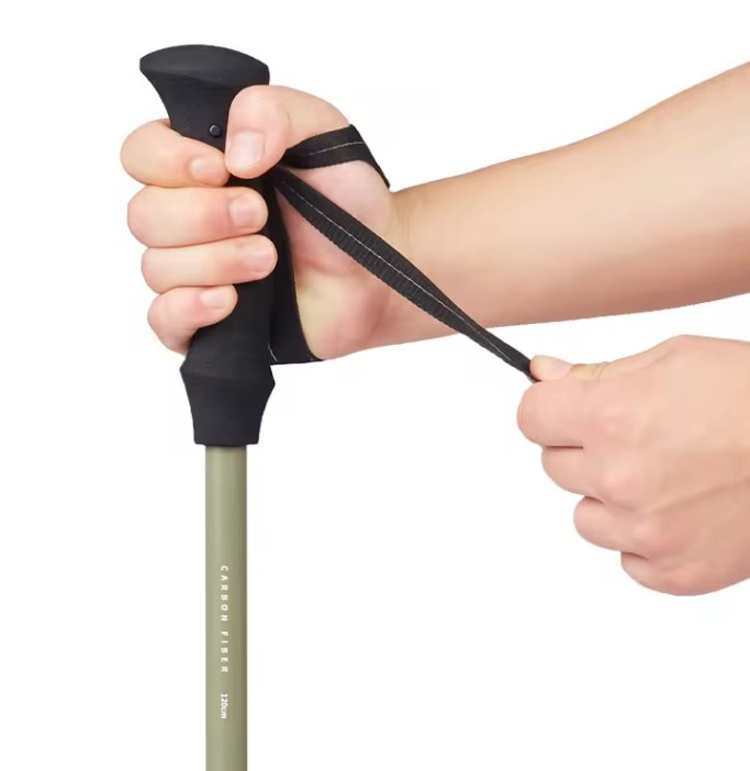 картинка Палки треккинговые, карбон, ST04, голубые, для ходьбы (2 шт.)