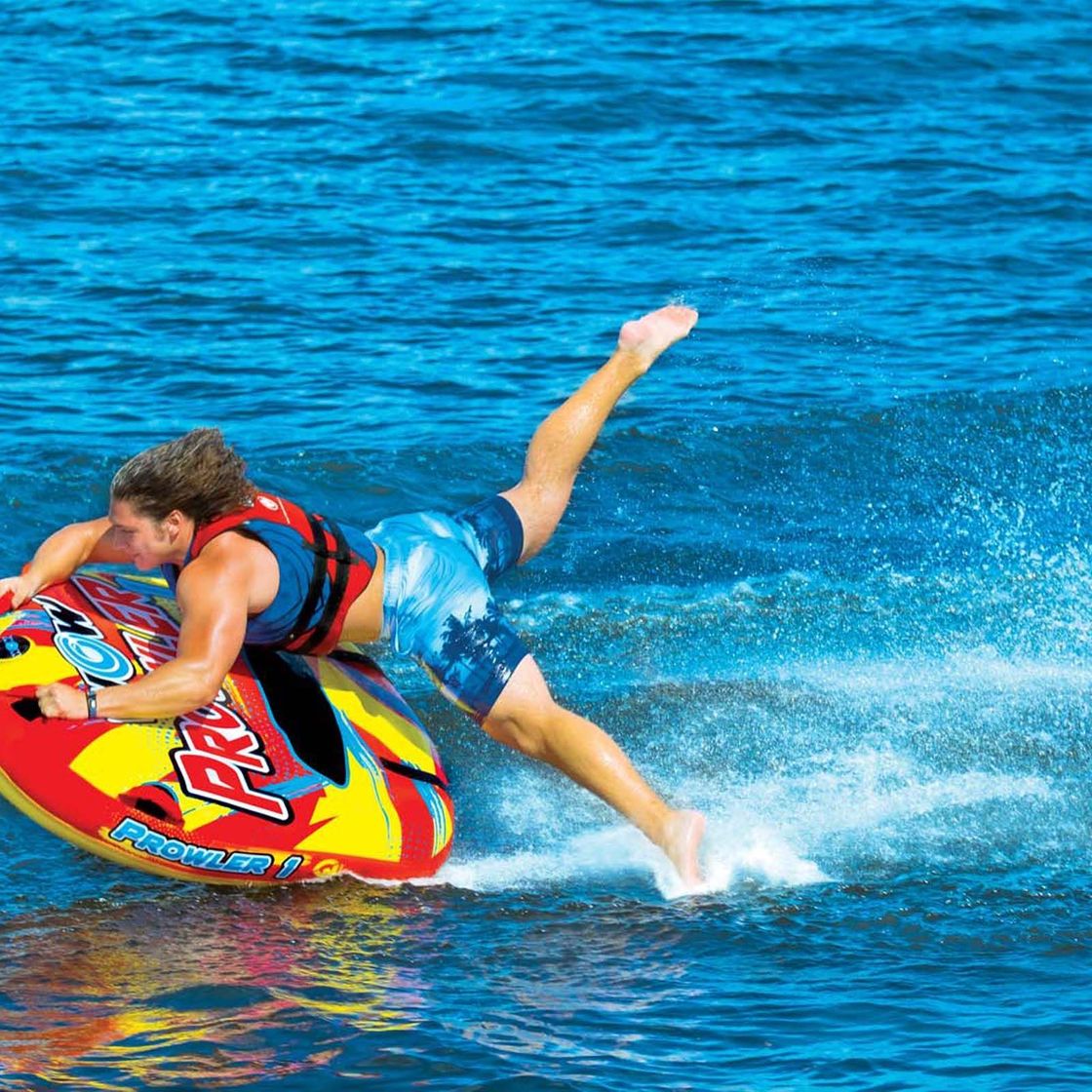 картинка Баллон буксируемый Prowler 1P с электрическим насосом и буксирным тросом