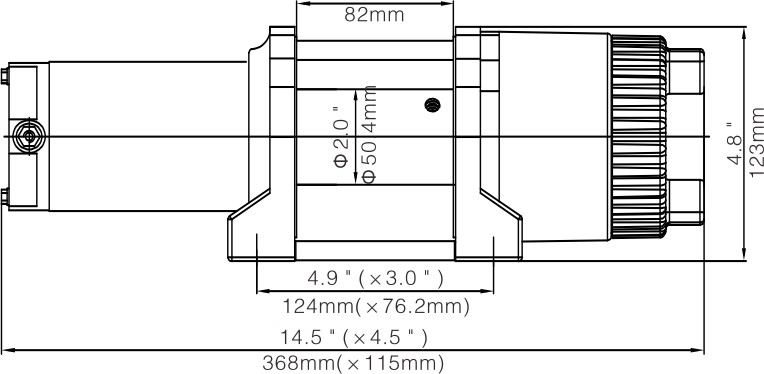 картинка Лебёдка Runva 3500A lbs 1588 кг (кевлар)