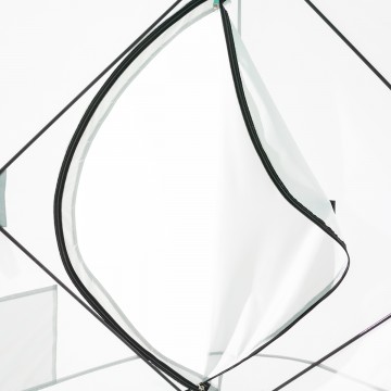 картинка Палатка зимняя PREMIER Куб утепленная 1,8х1,8, бирюза/серый