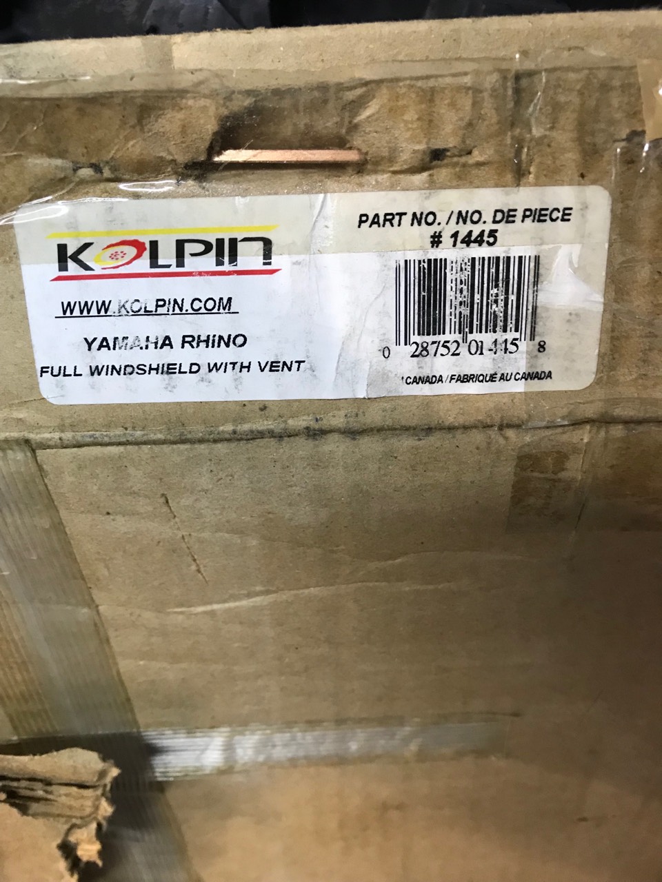 картинка Лобовое стекло KOLPIN на YAMAHA RHINO