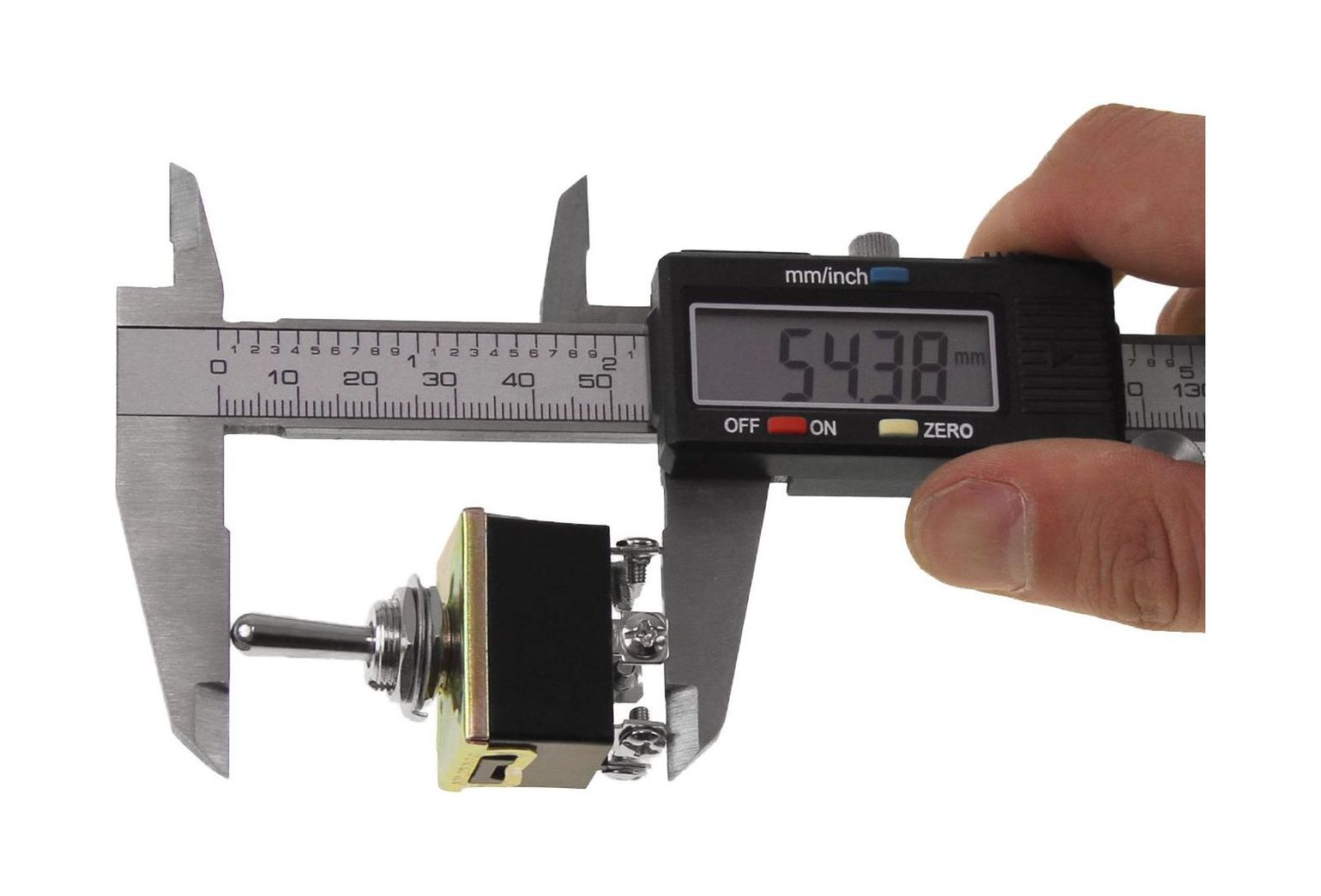 картинка Тумблер трехпозиционный ON-OFF-ON 12 В/15А 6P