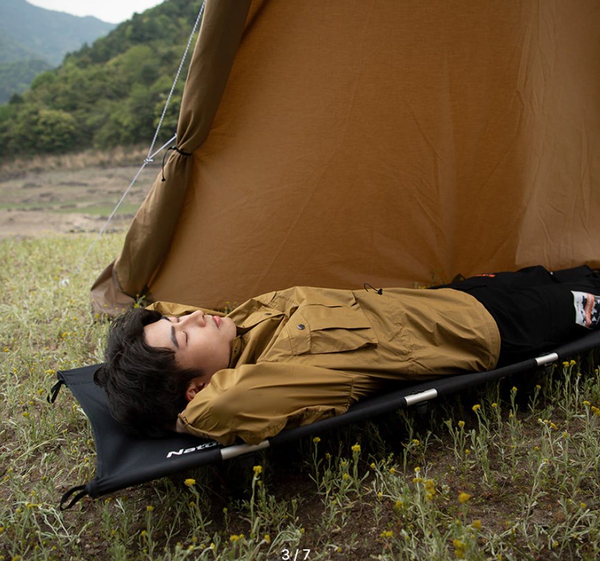 картинка Раскладушка Naturehike XJC05, 190х65х15 см, до 150 кг, черная