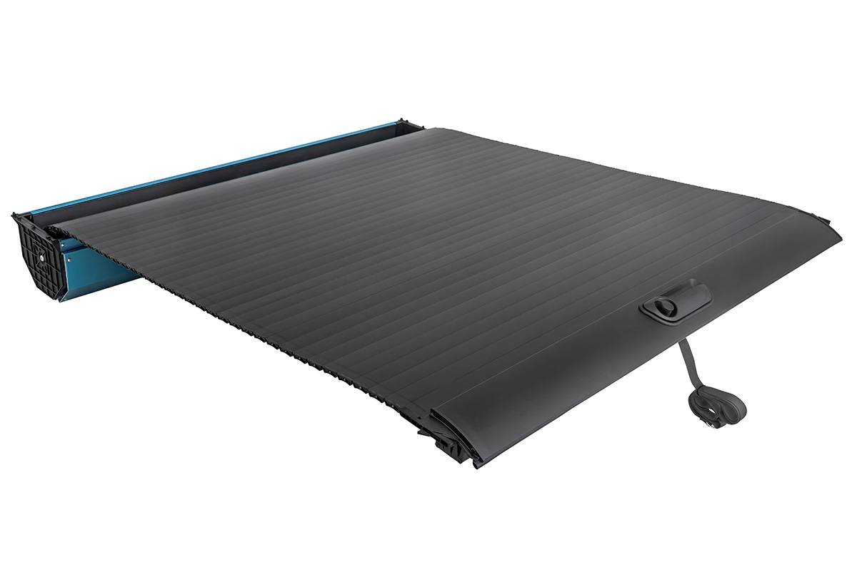 картинка Крышка кузова Dongfeng DF6, роллета раздвижная, алюминиевая, черная