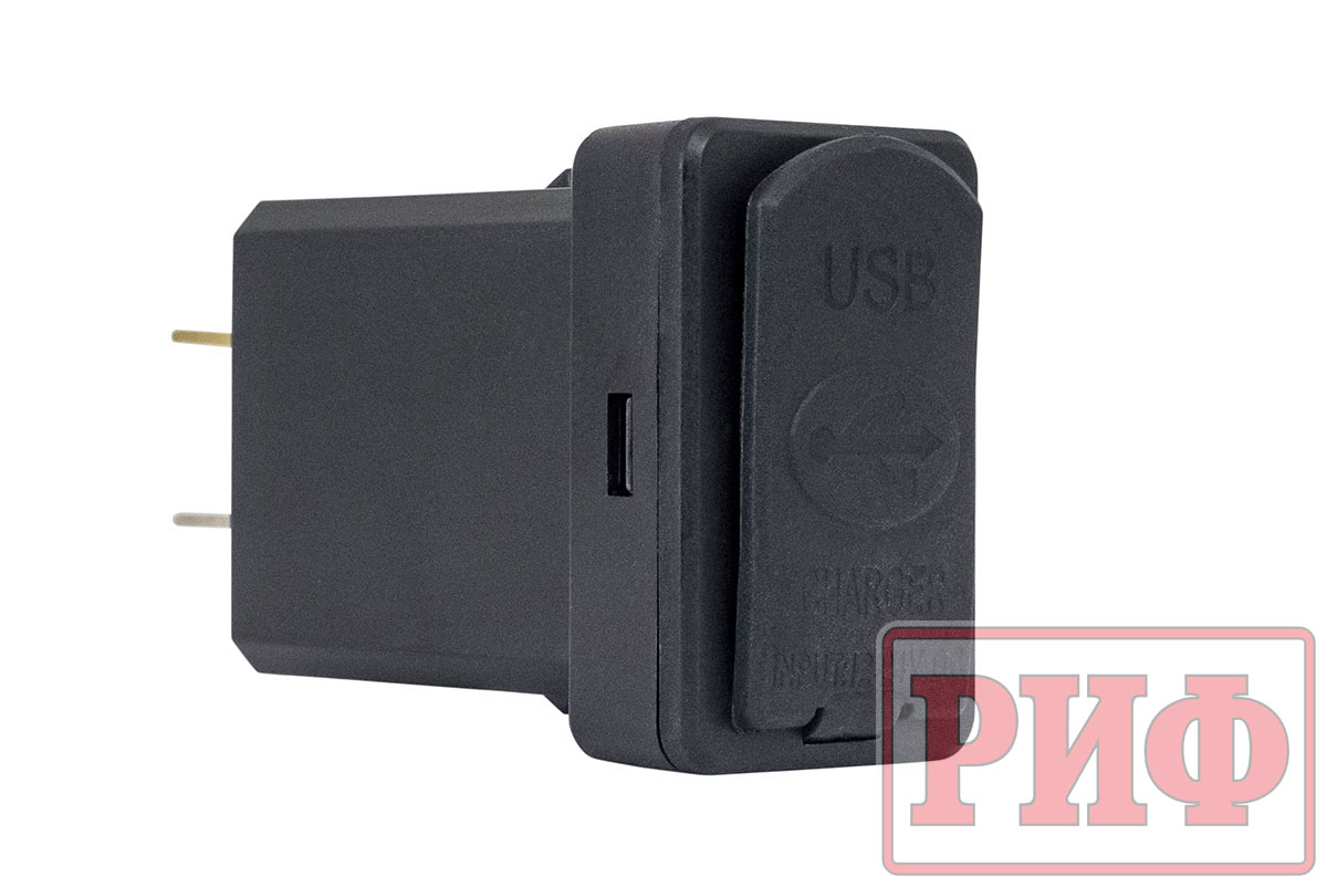 картинка Розетка USB 2 QC 3.0  для Toyota 30x22х38
