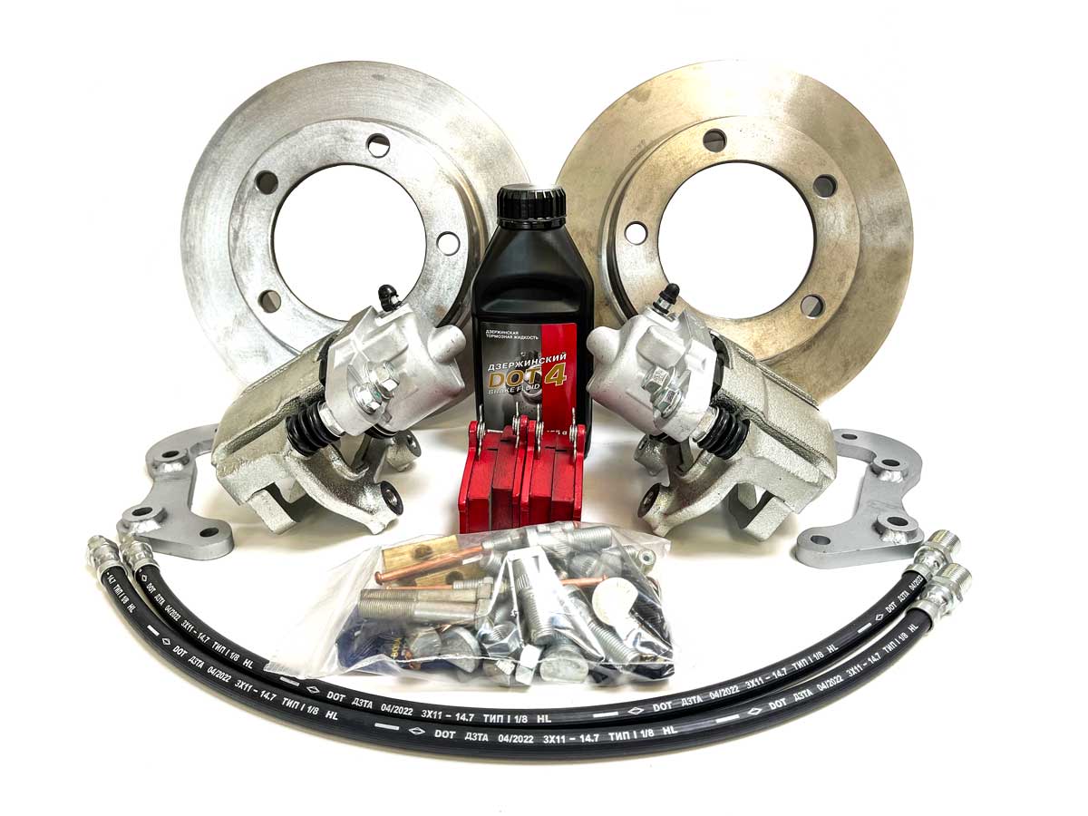 картинка Дисковые тормоза ВАЗ 2121 передние "Спорт" (комплект) "Autogur73"