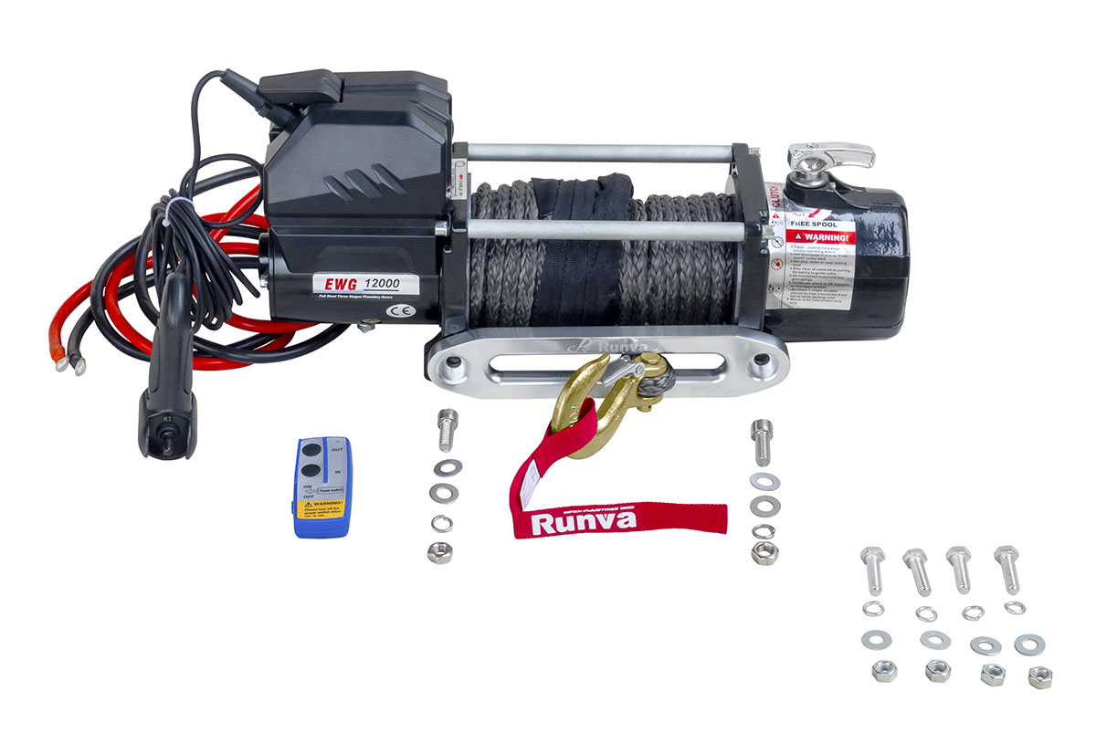 картинка Лебедка Runva 12000 lbs 5700 кг синтетика Magnum