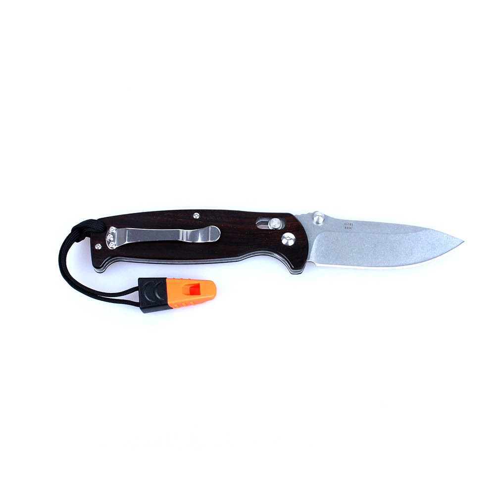 картинка Нож Ganzo G7412-WS темное дерево
