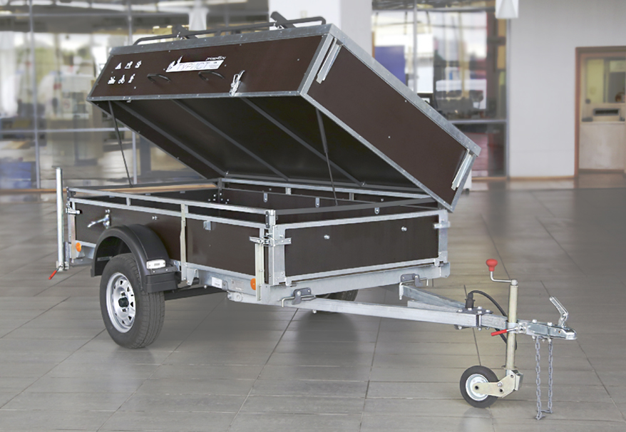 картинка Прицеп "Турист" (съемный модуль + универсал),рессорная подвеска