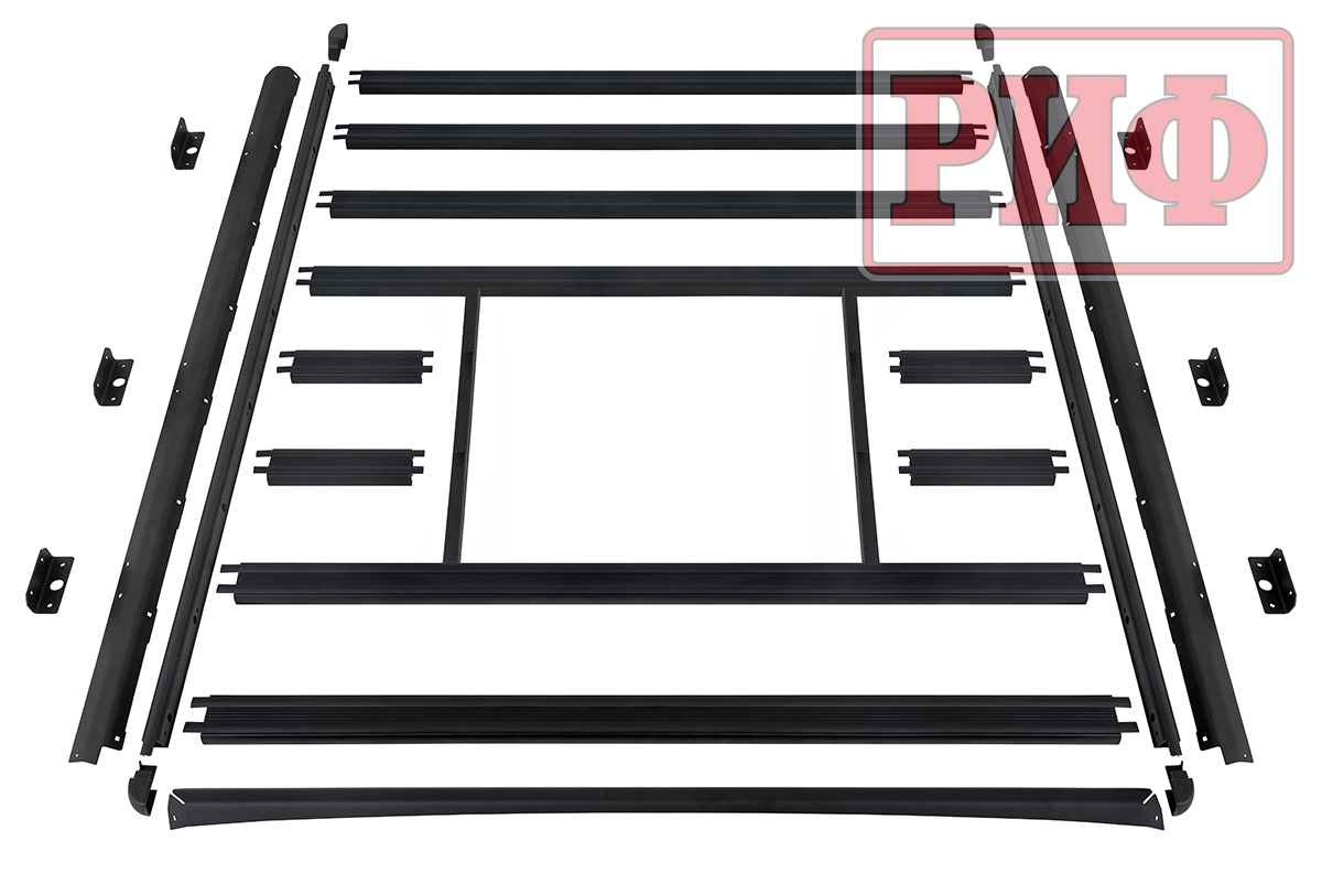 картинка Багажник ГАЗ Соболь NN Минивэн с вставкой экспедиционный 1600x2650мм РИФ