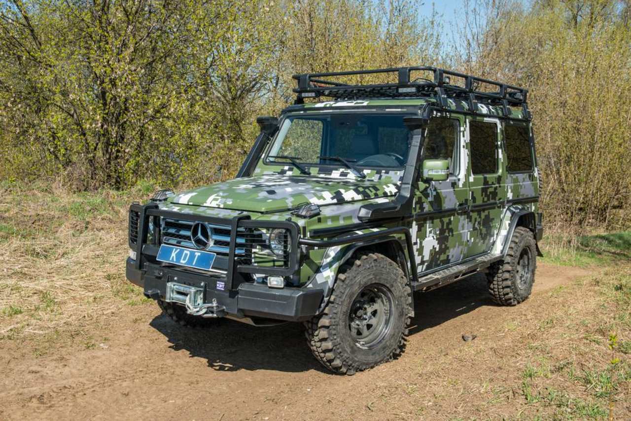 картинка Бампер передний KDT без кенгурина Mercedes G-Class