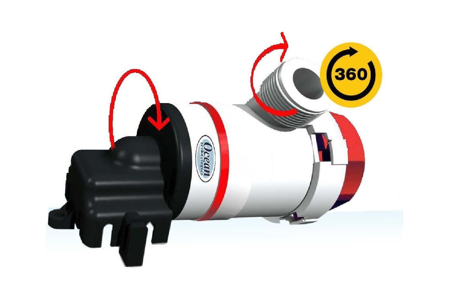 картинка Помпа осушительная, 12 В, 500GPH (1893 л/ч)