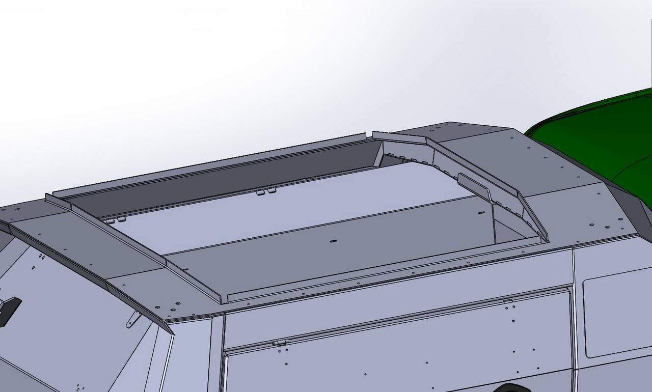 картинка Люк KDT охотничий для кунга, р-ры ориентировочно 1х1.2м