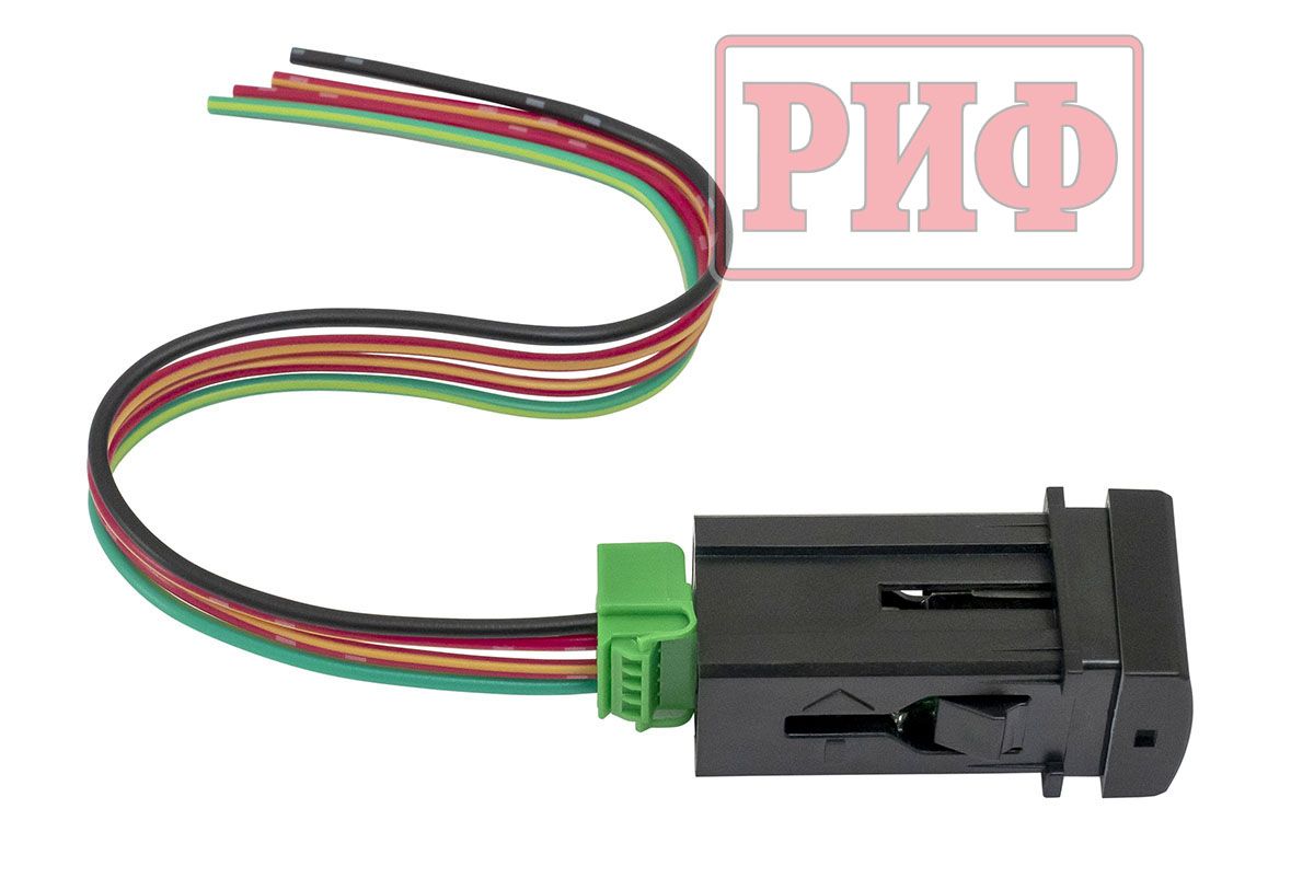 картинка Кнопка ВКЛ/ВЫКЛ, голубой, FRONT DIFF LOCK TOYOTA 22x22 