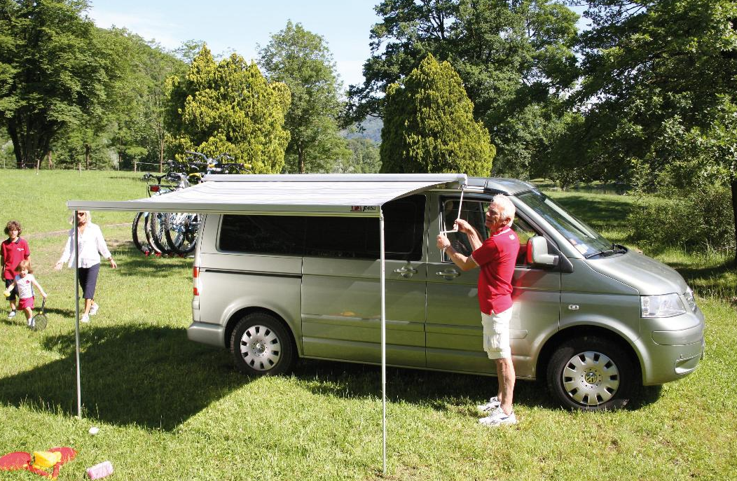 картинка Маркиза Fiamma F45S, 1.9м, настенная, корпус белый, полотно серое