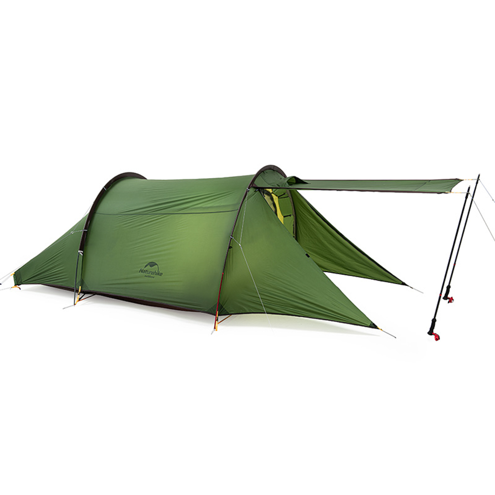 картинка Палатка 2-местная Naturehike Сloud Tunnel NH20ZP006, 20D , зеленый, 6927595761977