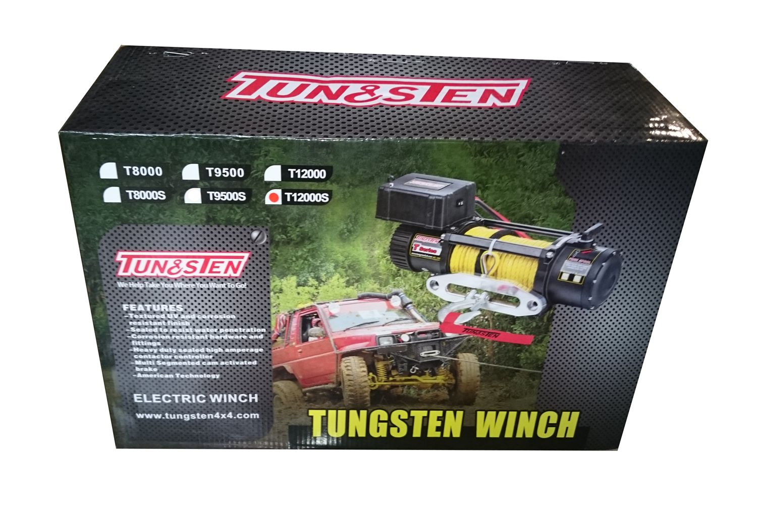 Лебедка Tungsten Winch 12000 синтетика радио