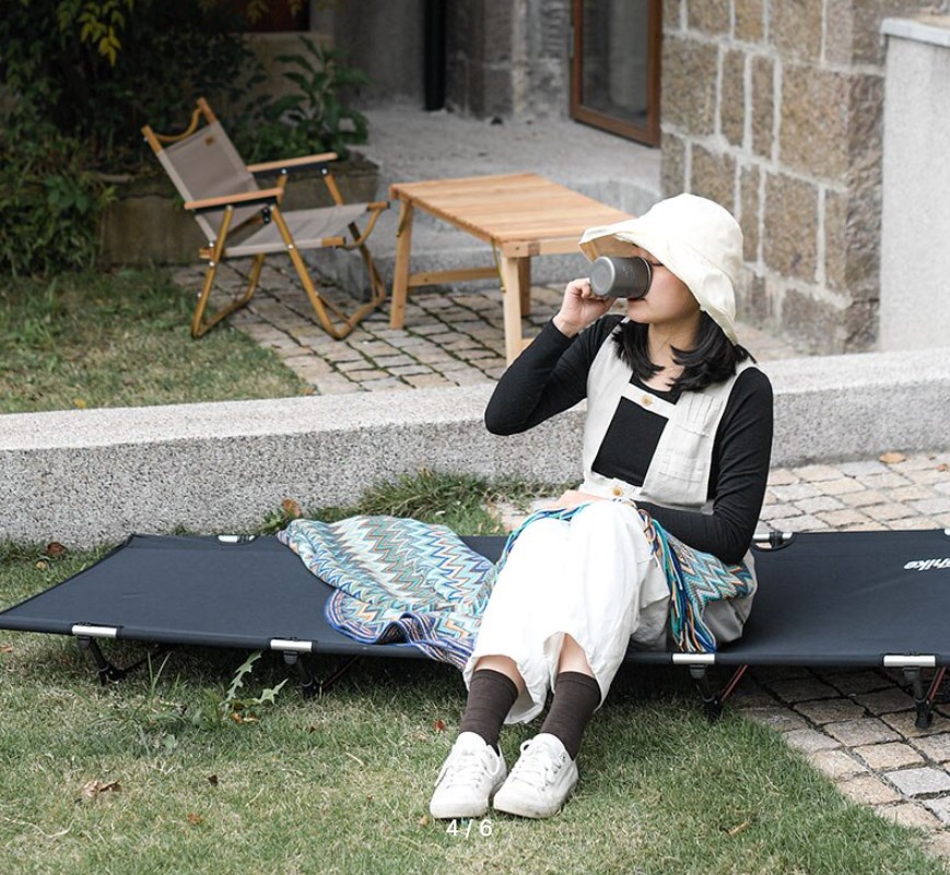 картинка Раскладушка Naturehike XJC05, 190х65х15 см, до 150 кг, черная