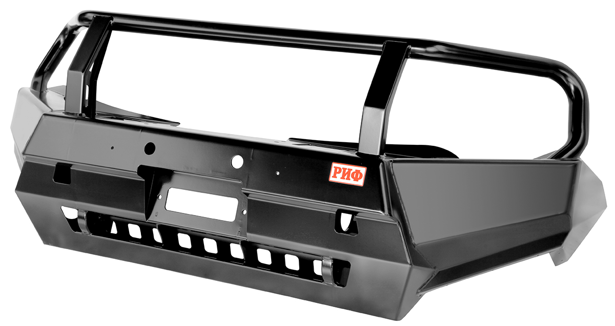 картинка Бампер передний РИФ для Mitsubishi L200 2015+ с защитной дугой